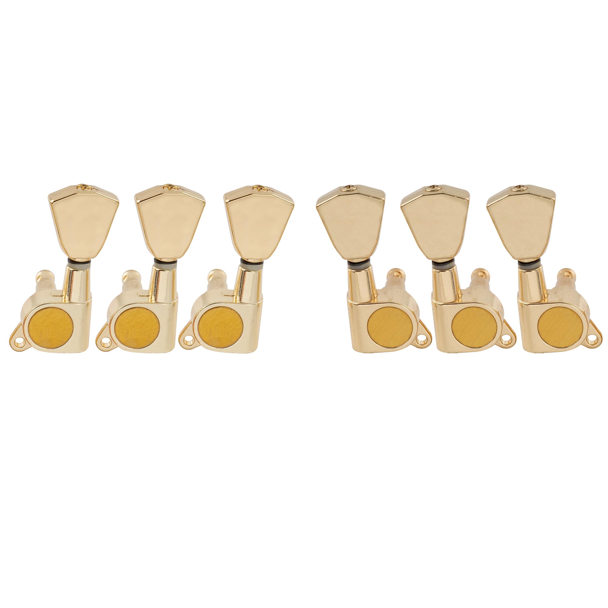 Musiclily Pro 3x3 Sealed Guitar Tuners Tuning Pegs Keys Machine Heads Set for Les Paul Style Electric or Acoustic Guitar, Tulip Button Gold โ image 1