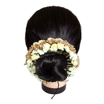 Buy Pearl Art Artificial Gajra For Hair Bun Women Hair Accessories