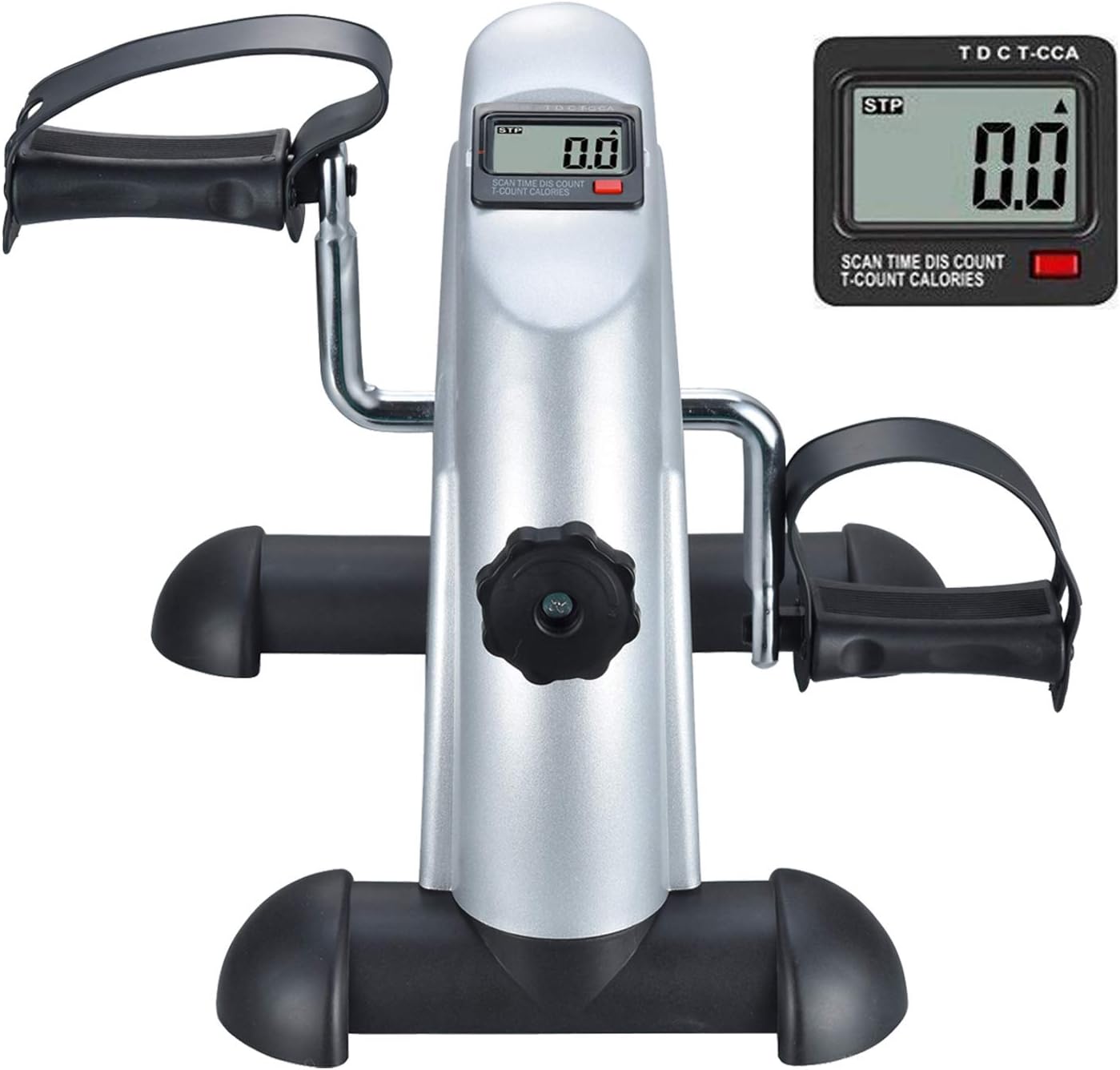 TODO Exercise Bike Pedal Exerciser Foot Peddler Portable Therapy Bicycle with Digital Monitor