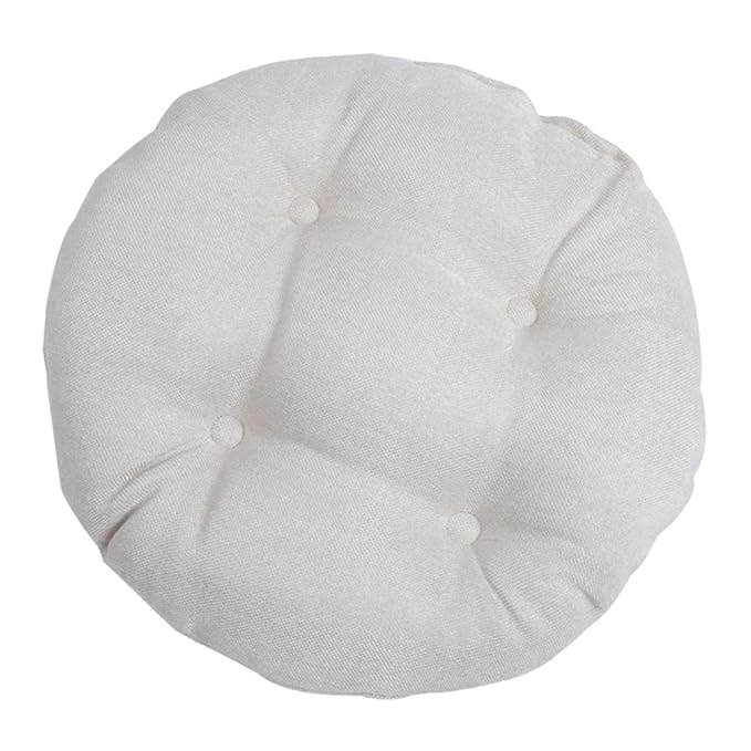 Buy Accra Small Round Floor Pillow Cushion Polyester Pouf Seat Cushion