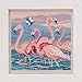 Flamingos Beaded Counted Cross Stitch Kit Mill Hill 2019 Buttons & Beads Spring MH141916