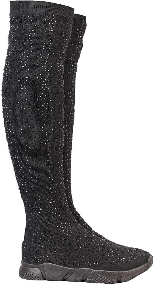 knee high tennis shoes