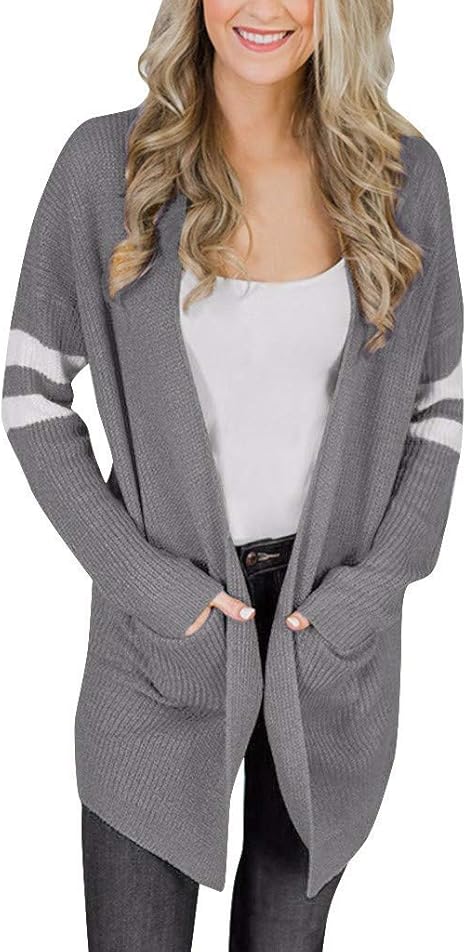 lange strick jacke damen
