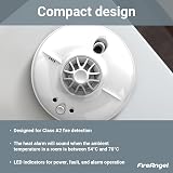 FireAngel HW1-R Mains Powered Heat Alarm with 9V Battery Backup White 1-Pack view 4