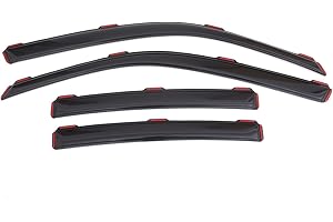 Auto Ventshade [AVS] In-Channel Ventvisor / Rain Guards | Fits 2011 - 2023 Dodge Charger- Smoke, 4 pc. | 194313