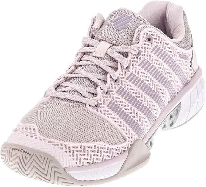 KSwiss Women's Hypercourt Express Tennis Shoe, Mauve Chalk/Wind Chime, 7.5 M US