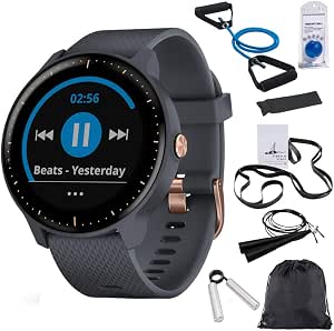 Amazon.com: Garmin Vivoactive 3 Music GPS Smartwatch granito azul + oro  rosa (010-01985-31) con Deco Gear 7 piezas Fitness Kit : Deportes y  Actividades al Aire Libre