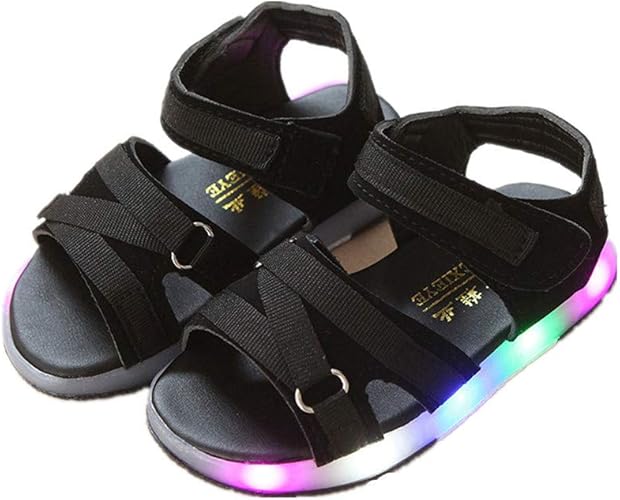 boys light up sandals