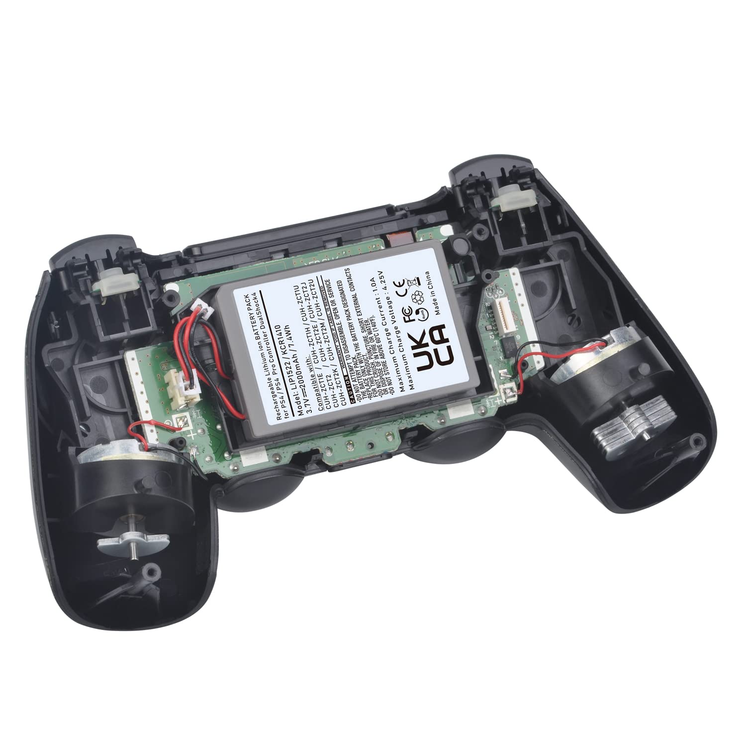Batmax 2Pcs 2000mAh PS4 Controller Battery for Sony PS4 PlayStation 4 Slim/Pro Dualshock CUH-ZCT1E CUH-ZCT1H CUH-ZCT1U CUH-ZCT2, CUH-ZCT2U LIP1522 KCR141 Gamepad