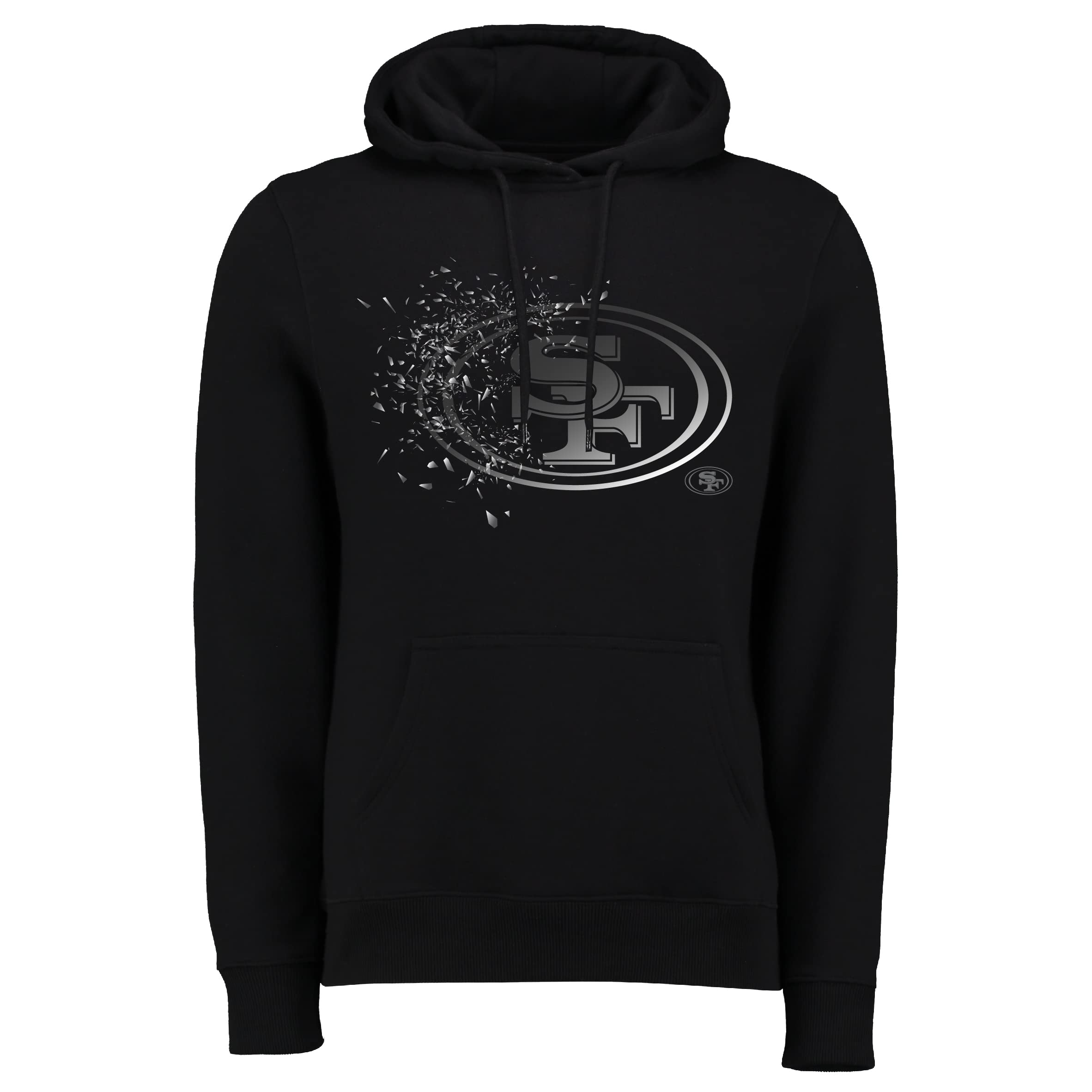 Fanatics NFL Logo Shatter Hoody San Francisco 49ers Black/Silver, black, M