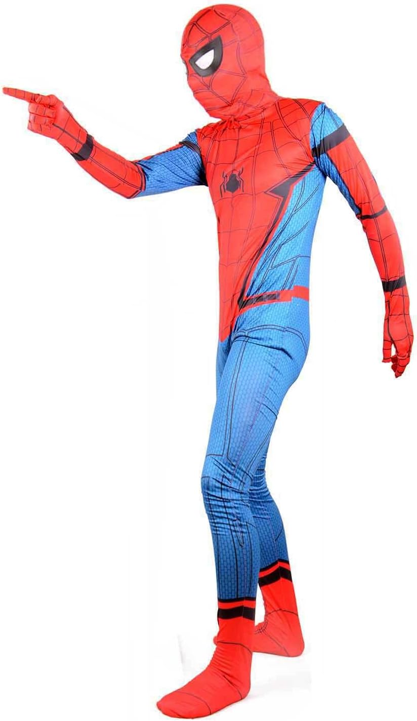 Wraith of East Red Superhero Suit Party Cosplay Halloween Costume Kids
