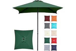 Trenovo 4.9 ft Patio Umbrella - Small Outdoor Table Umbrella with 4 Reinforced Ribs, UV Protection & Waterproof Pool Umbrella for Deck, Balcony, Garden, Lawn, Backyard, Market