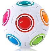 Vdealen Magic Rainbow Puzzle Ball- Fidget Ball Puzzle Game- Brain Teaser Toy for Boys & Girls Age 3 and Up- Birthday Party Ch