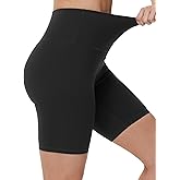 THE GYM PEOPLE Women's High Waist Workout Yoga Shorts Tummy Control Stretchy Biker Running Athletic Shorts