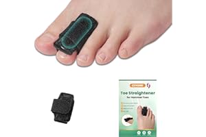 CEYOME 1 Pcs Hammer Toe Corrector for Women,Toe Splints & Wraps Support for Broken, Crooked, Curled, Bent Toes