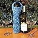 Wine Tote Carrier Bag/Purse For Champagne, Wine, Water Bottles (Paisley Designs)