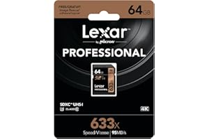 Lexar Professional 633x 64GB SDXC UHS-I Card (LSD64GCB1NL633)