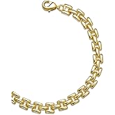Pearich Gold Bracelet For Women, 14k Gold Filled Link Bracelet For Women, Stackable Cuban Link Chain Bracelets Valentines Mother Day New Year Christmas