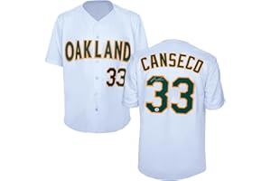 Jose Canseco Autographed Oakland City Design Baseball Jersey