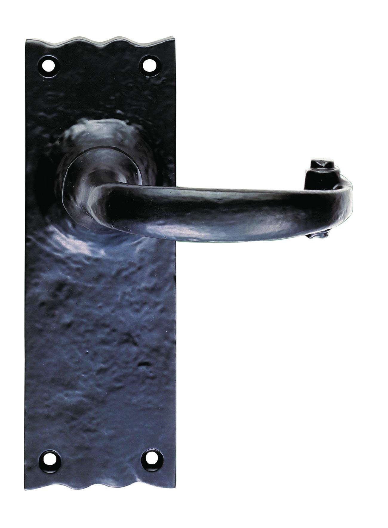 Traditional Lever ON Backplate - Latch