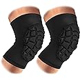 Knee Pads Compression Leg Sleeve Knee Sleeve for All Sports Wrestling Protector Gear, 1 Pair of Knee Paded