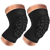 SZKANI Knee Pads Compression Leg Sleeve Knee Sleeve for All Sports Wrestling Protector Gear, 1 Pair of Knee Paded