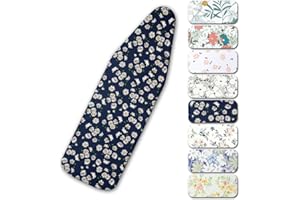 GPXIYZWFF Extra Thick Ironing Board Cover Cotton Iron Board Cover with Drawstring, Large Ironing Board Cover and Pad Elastic 