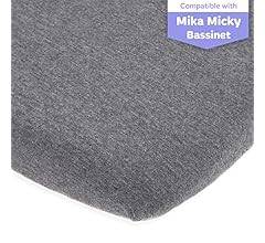 mika micky bassinet sheets