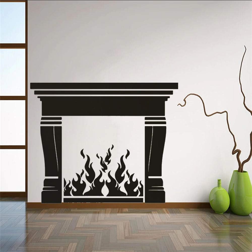 Wall Stickers Fireplace Vinyl Wall Sticker Home Living Room Décor Hot