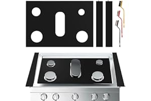 TWIZIUAO Stove Cover Gas Stove Top Burner Covers Protectors for Samsung Gas Range Stove Mat Protector Reusable,Oven Liners Mat,Non-Stick Washable Keep Stove Clean Stove Guard