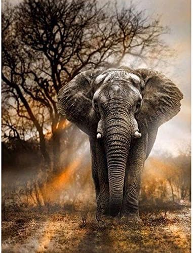Full Drill 5D DIY Diamond Painting "elephant" handmade 3D Embroidery arts Cross Stitch Mosaic Decor gift