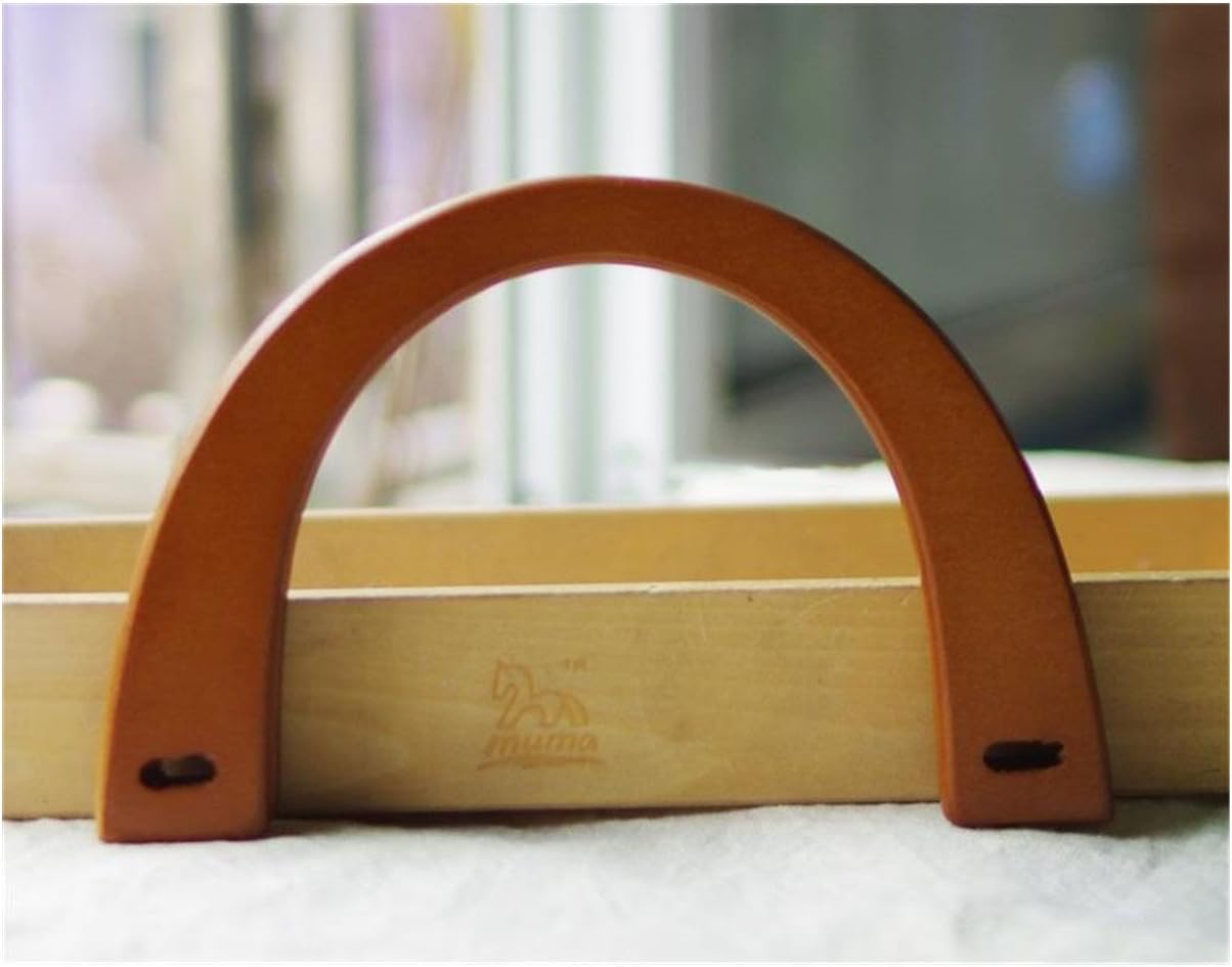 Ownstyle 7 Inch Wood Purse Handles Purse Handles For Sewing 2 Pcs