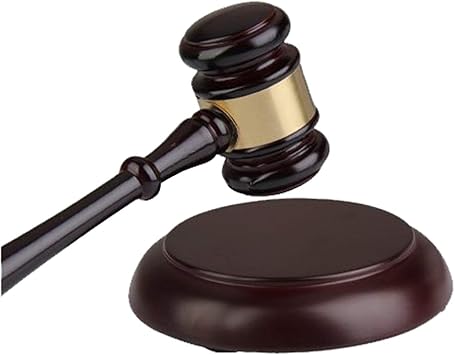 Amazon 弁護士裁判官オークション販売のための木製手作りウッドガベルサウンドブロック 演台 司会者台 文房具 オフィス用品