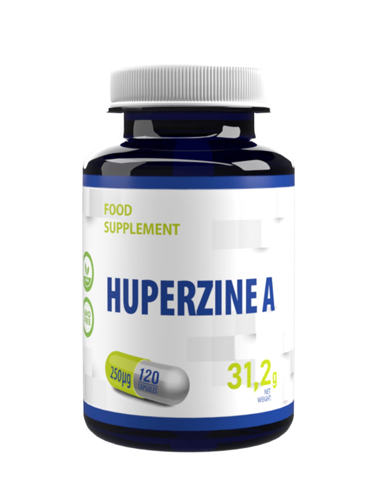 Hepatica Huperzine A 250mcg – 120 Vegan Capsules | High-Strength Memory, Focus & Cognitive Support | 3rd Party Lab Tested