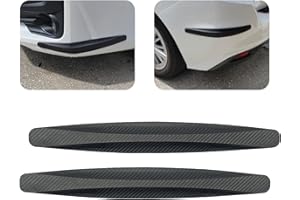 yonwait 2 PCS Universal Car Bumper Protector Rubber with 3-M Glue, Anti-Collision Front and Rear Rubber Strips for Car Bumpers Side, Bumper Trim Guard Strip Suitable for Sedan SUV MPV Pickup Truck