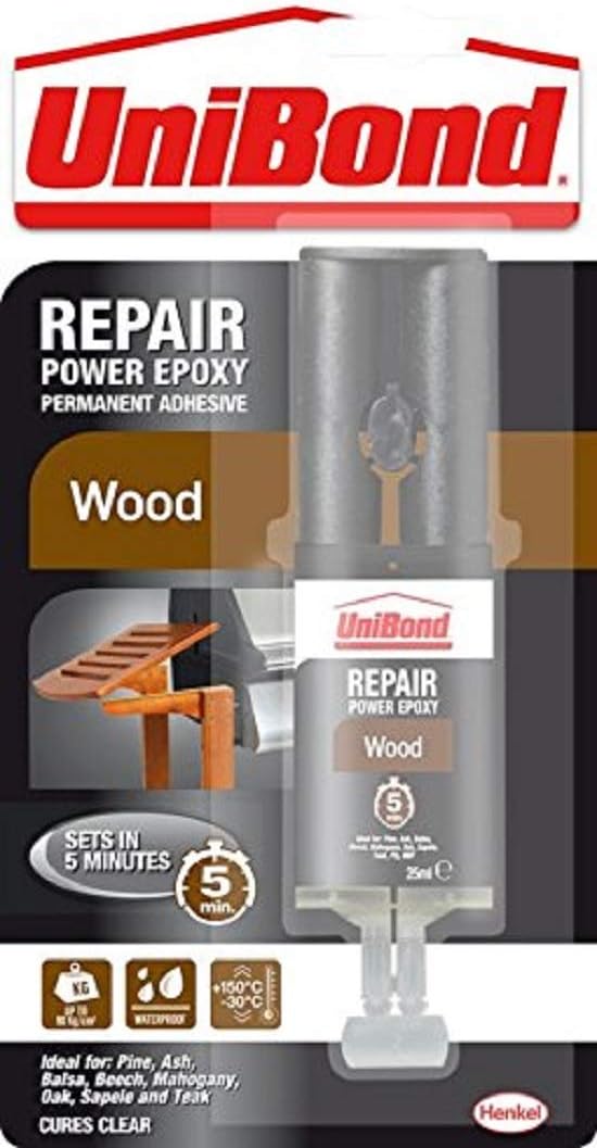 Unibond Repair Power Epoxy Wood 25 ml Heat Resistant -30C to 150C