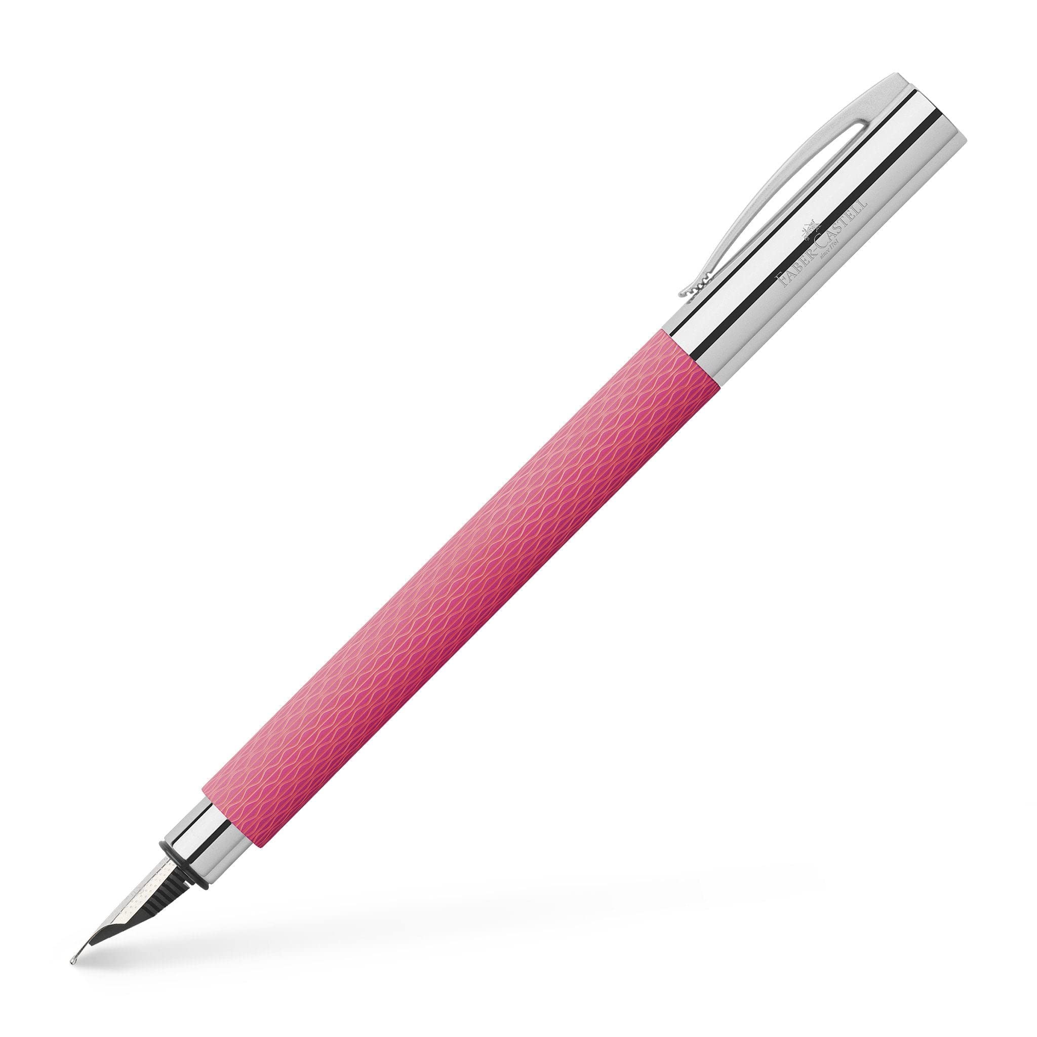 Faber-Castell Ambition OpArt M Fountain Pen - Pink Sunset