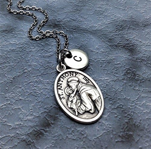 Silver Plated Saint Anthony Necklace