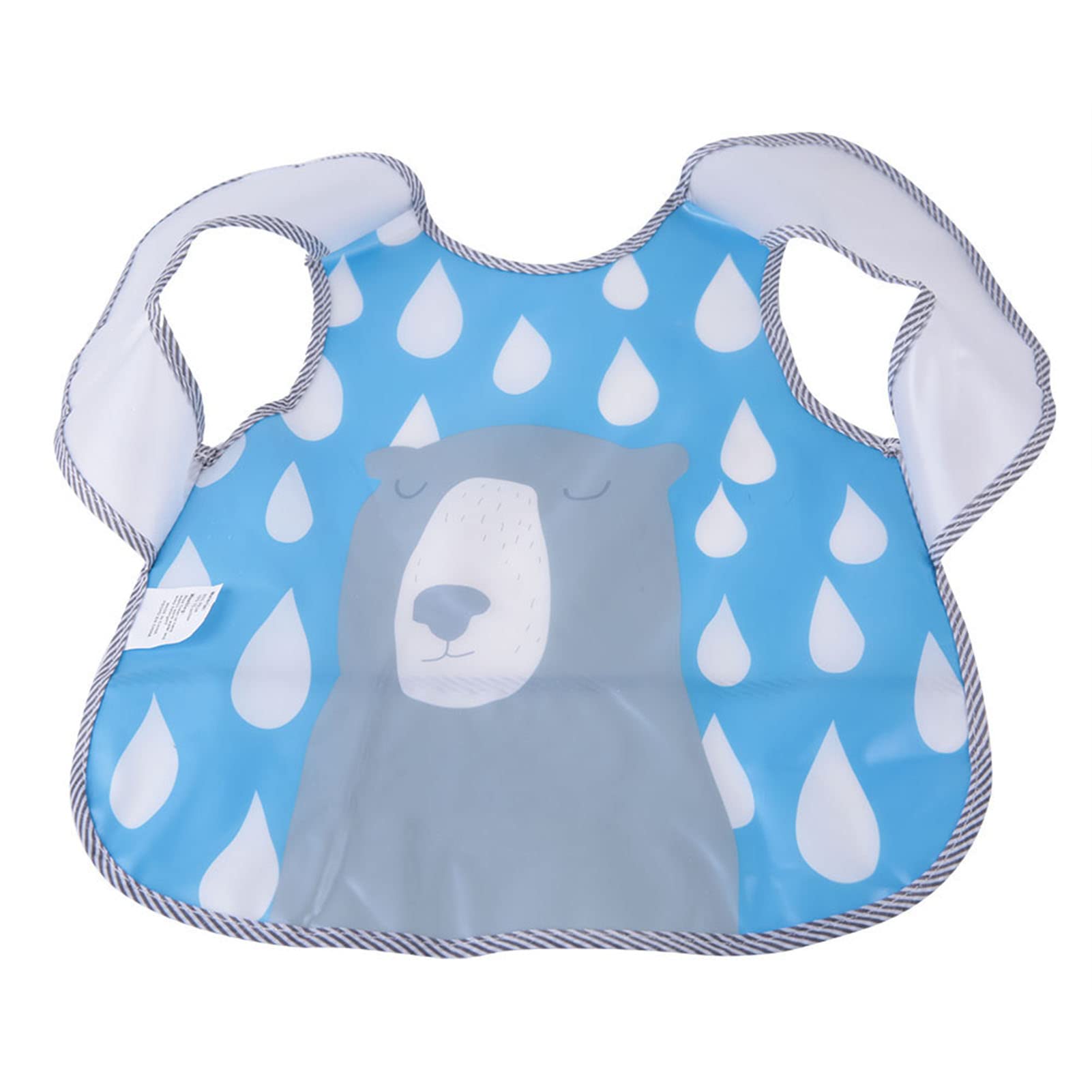 Garosa Waterproof Baby Bib EVA Feeding Bib Easy Clean Unisex Baby Feeding Apron for Infant Toddler 1-3 Years Old Cartoon Design