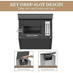 DiDiHere Key Drop Box with Smart Lock for Outside