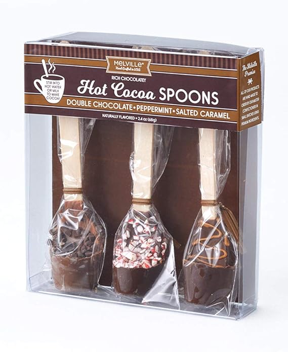 Hot Cocoa Maker Spoons 3 Spoon Set (Variety) Grocery