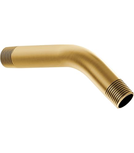 Amazon.com: Moen Brushed Gold Modern Shower Arm Flange, 137488BG