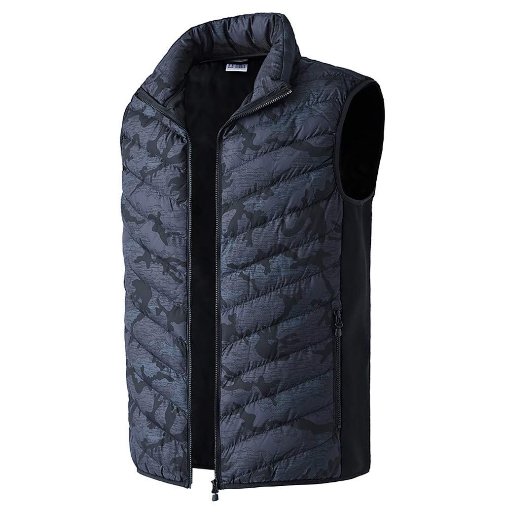 MODOQO Heated Vest Rechargeable Electric Vest for Men Outdoor Motorcycle,Hiking,Snowboating