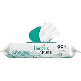 pampers aqua pure baby wipes 56 ct OLD