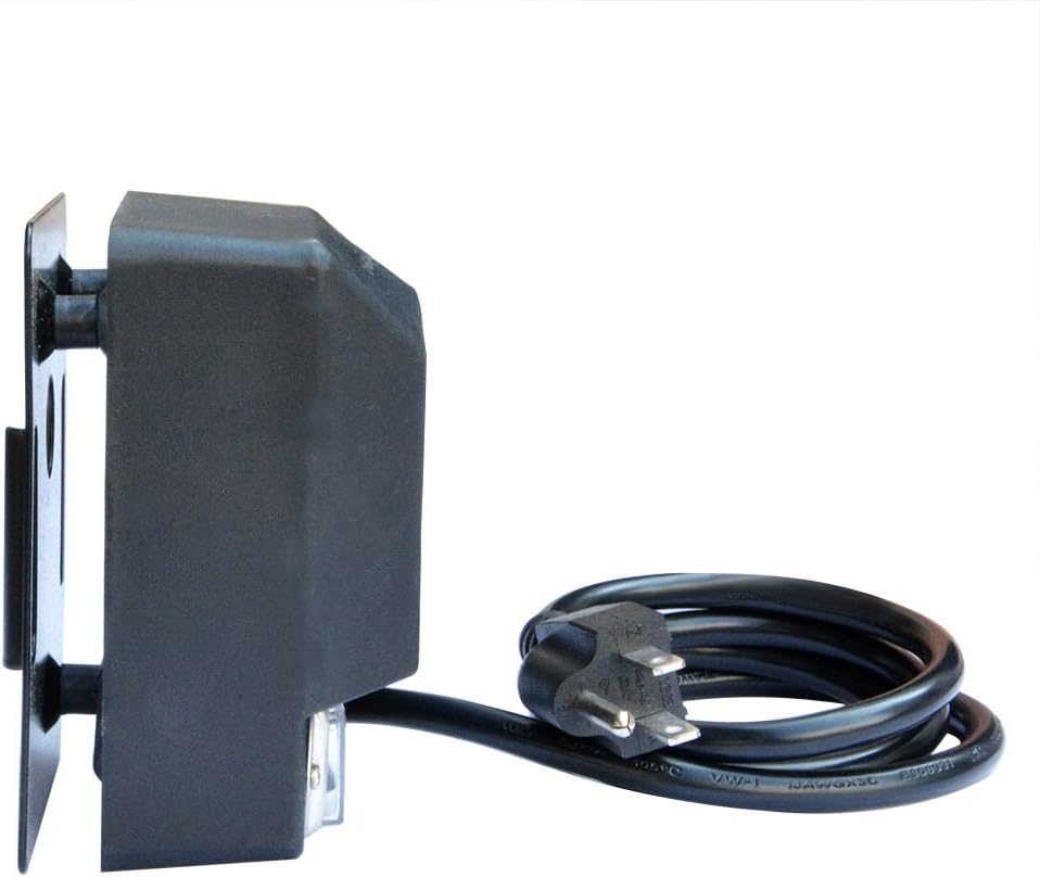 Onlyfire Universal Grill Electric Replacement Rotisserie Motor 120 Volt 4 Watt On/Off Switch, Black : Garden & Outdoor