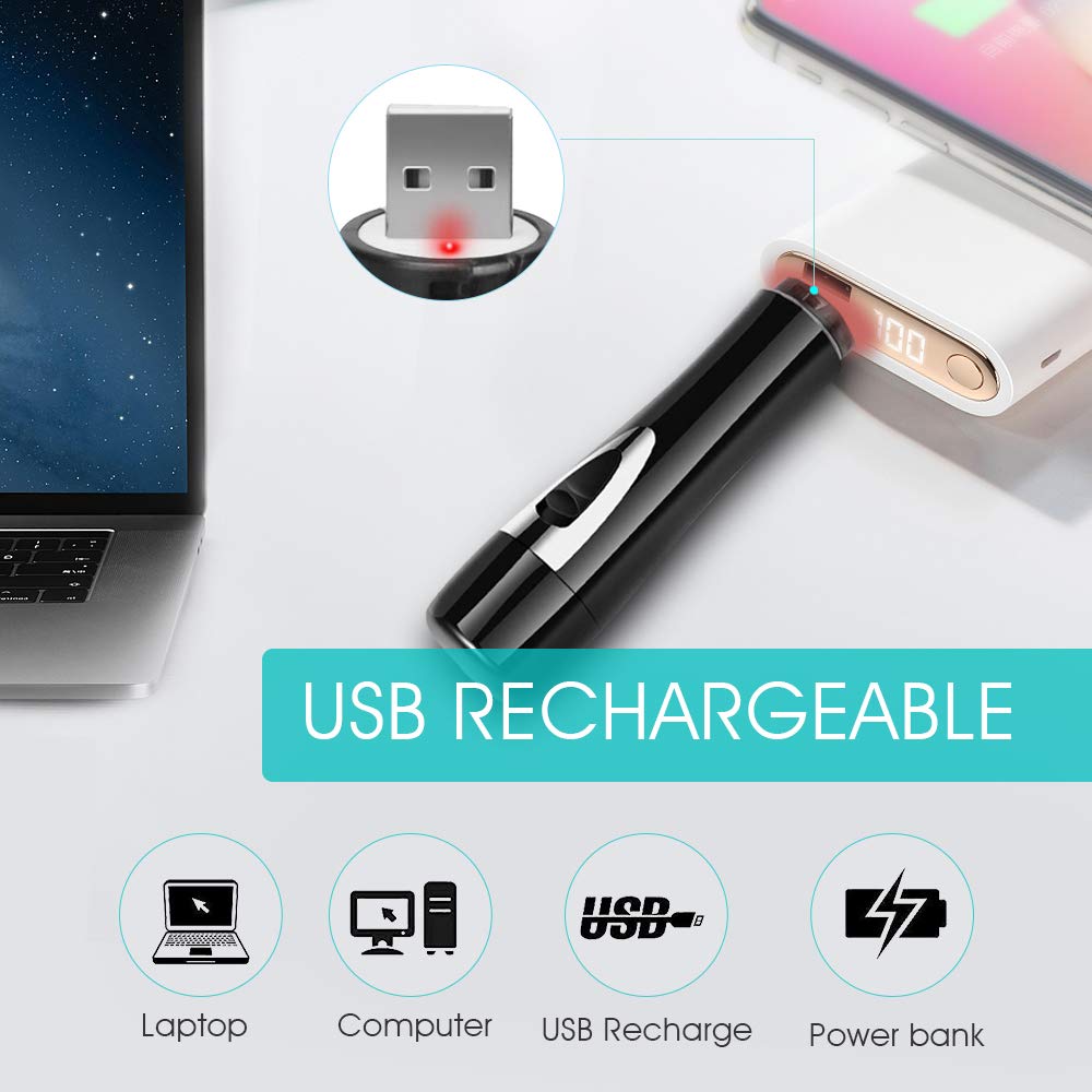 Sunvito Facial Hair Remover for Women,4 In 1 Painless Electric Hair Removal Kit Include Facial Hair Removal,Eyebrow Razor,Nose Hair Trimmer,Body Shaver with USB Charging for Home Travel (Black)