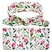 Newborn Baby Swaddle Blanket and Headband Value Set,Receiving Blankets