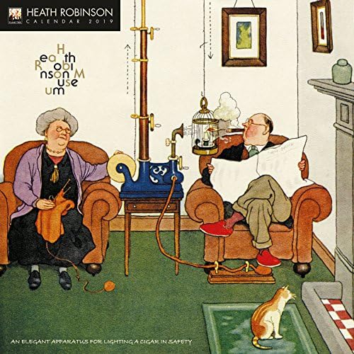 Heath Robinson Wall Calendar 2019 (Art Calendar) Calendar – Wall Calendar, 15 Aug. 2018