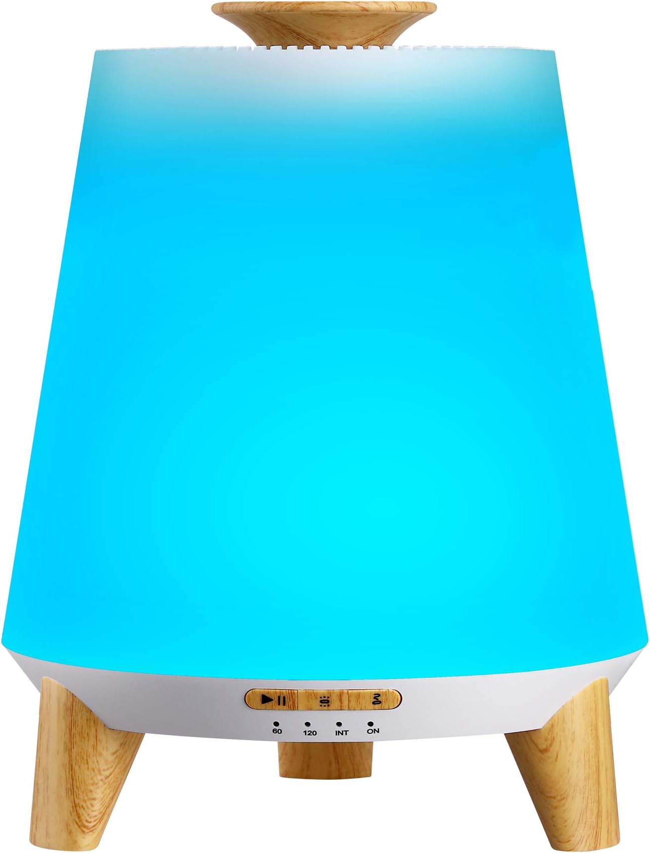 Flysight Bluetooth Speaker Aromatherapy Essential Oil Diffuser Humidifier 2019 Upgrade 300ml Cool Mist Music Aroma Humidifier For Baby Bedroom Home Office with 7 colors and Waterless Auto Shut-off