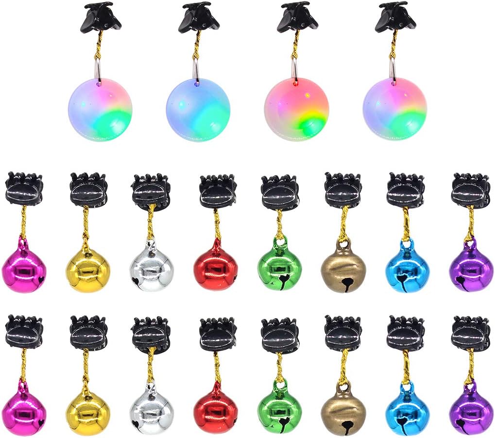 Decotiny Lot De 20 Ornements De Barbe 16 Cloches De Noël